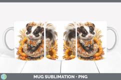 GorgeousWoodland Cute Thanksgiving Mug Wrap design.