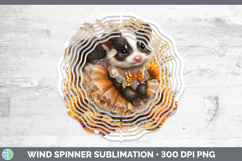 GorgeousWoodland Cute Thanksgiving Wind Spinner design.