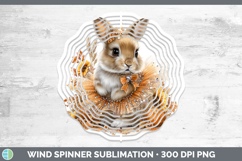 GorgeousWoodland Cute Thanksgiving Wind Spinner design.