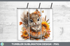 GorgeousWoodland Cute Thanksgiving Tumbler design.