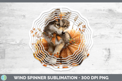 GorgeousWoodland Cute Thanksgiving Wind Spinner design.