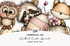 Woodland easter animals Sublimation Product Image 1