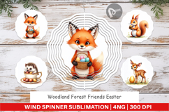 Woodland Friends Easter Wind Spinner Product Image 1