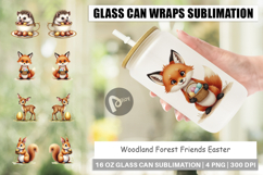 Woodland Friends Easter Glass Can Product Image 1
