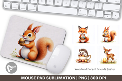 Woodland Friends Easter Mouse Pad Product Image 1