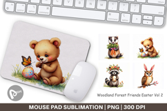 Woodland Friends Easter Mouse Pad Product Image 1