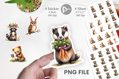 Woodland Friends Easter Sticker Product Image 1