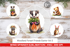 Woodland Friends Easter Wind Spinner Product Image 1