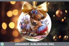 GorgeousWoodland Fourth of July Ornament design.