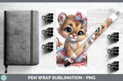 GorgeousWoodland Fourth of July Pen Wrap design.