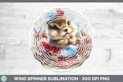GorgeousWoodland Fourth of July Wind Spinner design.