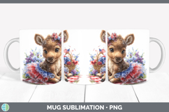 GorgeousWoodland Fourth of July Mug Wrap design.
