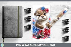 GorgeousWoodland Fourth of July Pen Wrap design.