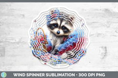 GorgeousWoodland Fourth of July Wind Spinner design.