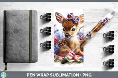 GorgeousWoodland Fourth of July Pen Wrap design.