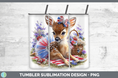 GorgeousWoodland Fourth of July Tumbler design.