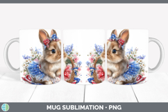 GorgeousWoodland Fourth of July Mug Wrap design.