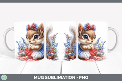 GorgeousWoodland Fourth of July Mug Wrap design.