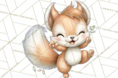 Woodland Forest Clipart PNG, Animals and Nature Elements Product Image 5