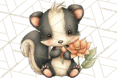 Woodland Forest Clipart PNG, Animals and Nature Elements Product Image 5