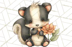 Woodland Forest Clipart PNG, Animals and Nature Elements Product Image 5