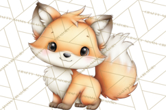 Woodland Forest Clipart PNG, Animals and Nature Elements Product Image 4