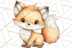 Woodland Forest Clipart PNG, Animals and Nature Elements Product Image 4