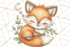 Woodland Forest Clipart PNG, Animals and Nature Elements Product Image 2