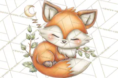 Woodland Forest Clipart PNG, Animals and Nature Elements Product Image 2
