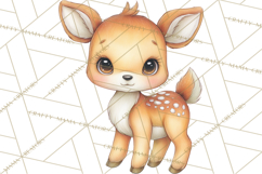 Woodland Forest Clipart PNG, Animals and Nature Elements Product Image 2