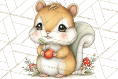Woodland Forest Clipart PNG, Animals and Nature Elements Product Image 3