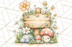 Woodland Forest Clipart PNG, Animals and Nature Elements Product Image 3