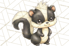 Woodland Forest Clipart PNG, Animals and Nature Elements Product Image 4