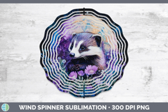 GorgeousWoodland Galaxy Wind Spinner design.