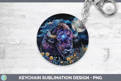 GorgeousWoodland Galaxy Keychain design.