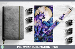 GorgeousWoodland Galaxy Pen Wrap design.