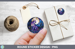 GorgeousWoodland Galaxy Stickers design.