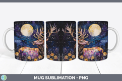 GorgeousWoodland Galaxy Mug Wrap design.