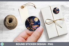 GorgeousWoodland Galaxy Stickers design.