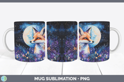 GorgeousWoodland Galaxy Mug Wrap design.