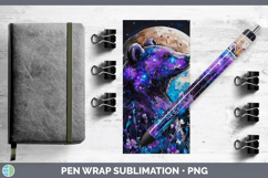 GorgeousWoodland Galaxy Pen Wrap design.