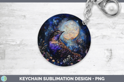 GorgeousWoodland Galaxy Keychain design.