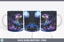 GorgeousWoodland Galaxy Mug Wrap design.