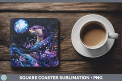 GorgeousWoodland Galaxy Square Coaster design.