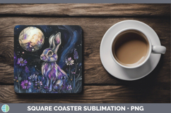 GorgeousWoodland Galaxy Square Coaster design.