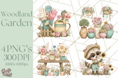 Cute Garden Animals Clipart for Spring and Summer Crafts Product Image 1