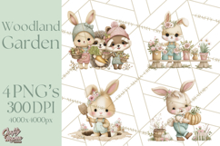 Cute Garden Animals Clipart for Spring and Summer Crafts Product Image 1