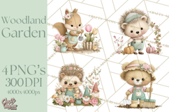 Cute Garden Animals Clipart for Spring and Summer Crafts Product Image 1