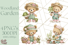 Cute Garden Animals Clipart for Spring and Summer Crafts Product Image 1