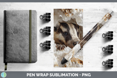 GorgeousWoodland Geode Pen Wrap design.